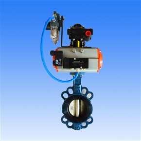 氣動(dòng)對(duì)夾式軟密封蝶閥