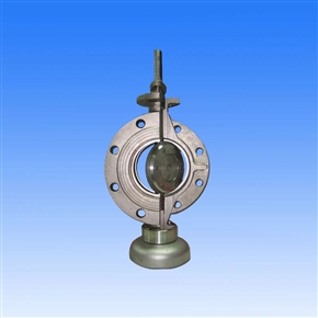 法蘭式多層次偏心金屬硬密封蝶閥