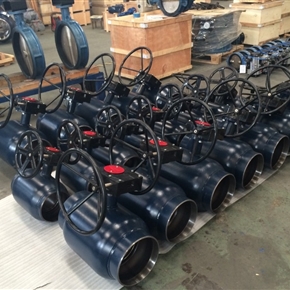 全焊接球閥完成香河熱力公司供貨