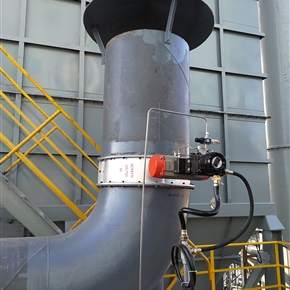 北京燕山石化RTO風閥使用現場